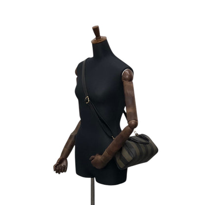 FENDI Pecan Two-way Small Boston bag Shoulder bag Black Vintage ujwz5t