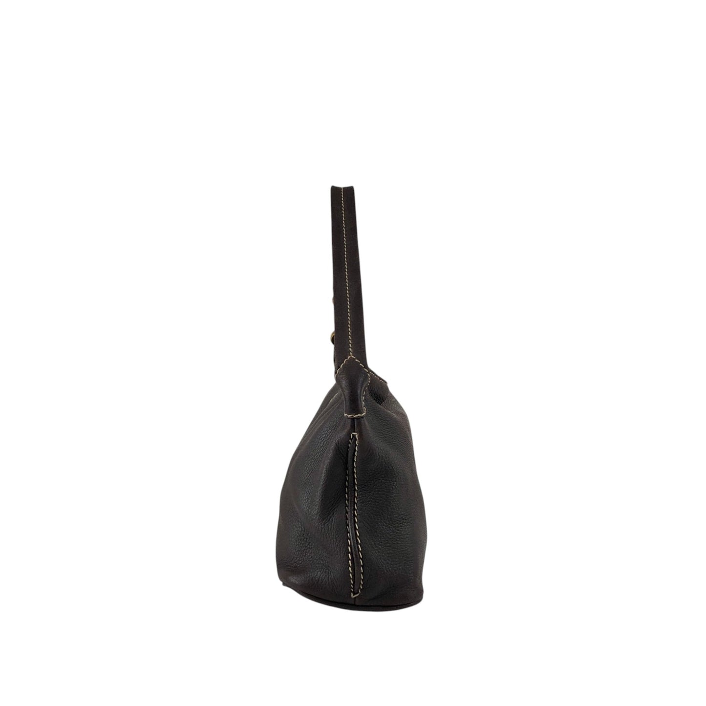 CELINE Triomphe Small Handbag Brown Vintage yat2yf