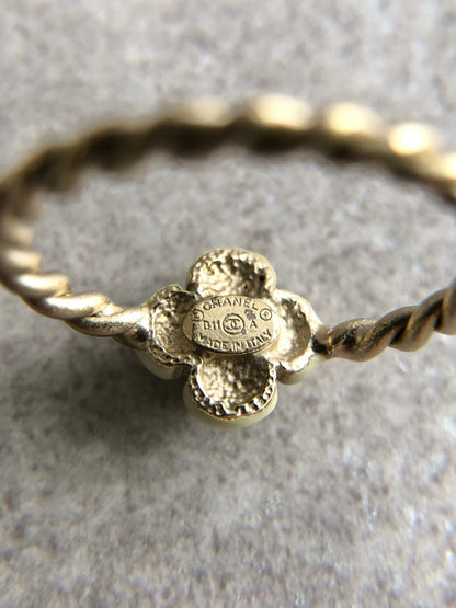 CHANEL Kameria Motif Ring White Vintage g2rcv2
