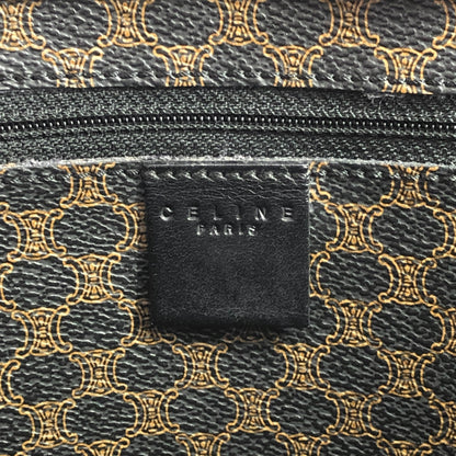 CELINE Macadam Blason Shoulder bag Totebag Black Vintage ykymy4