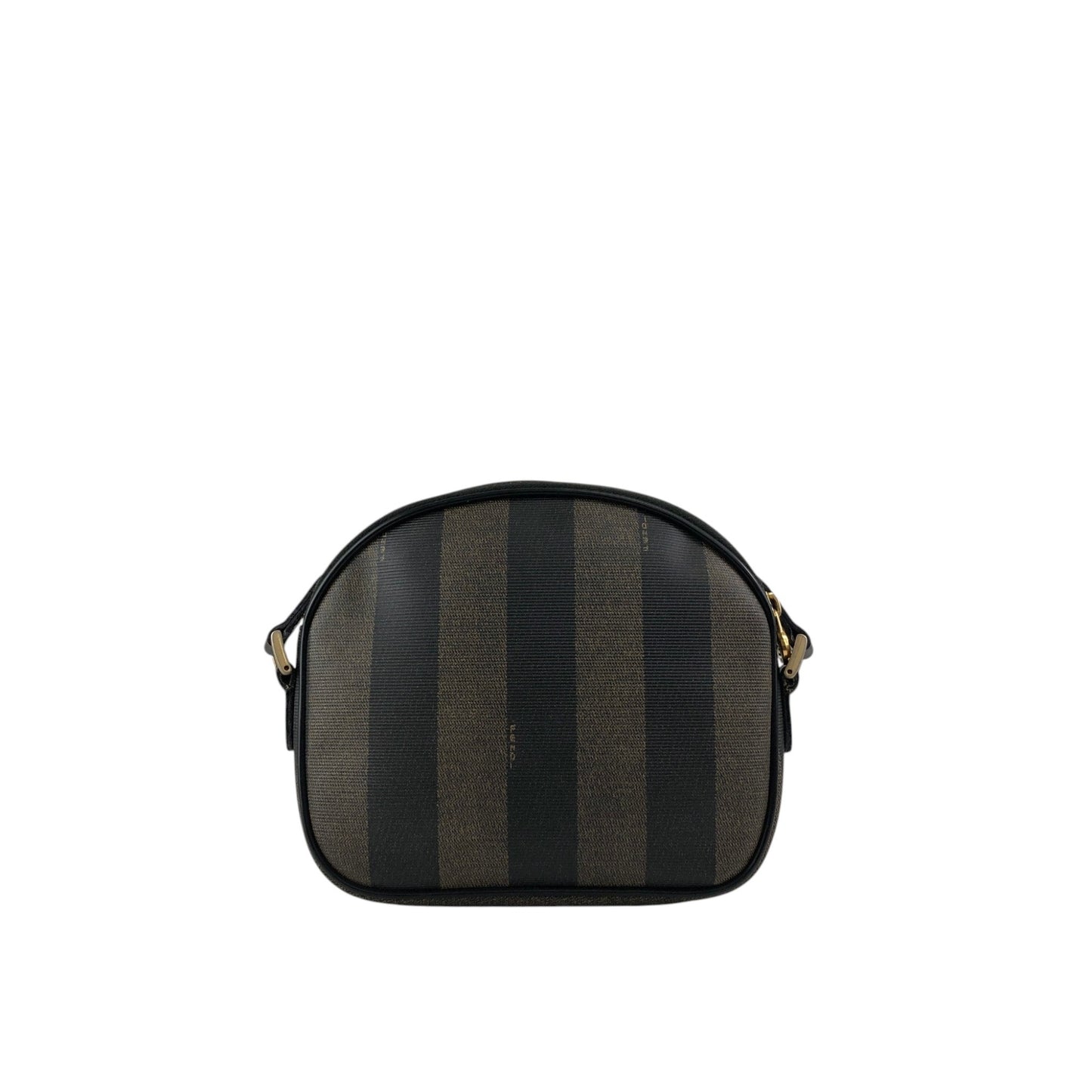 FENDI Pecan Logo Shoulder bag Brown Vintage z2xd4a