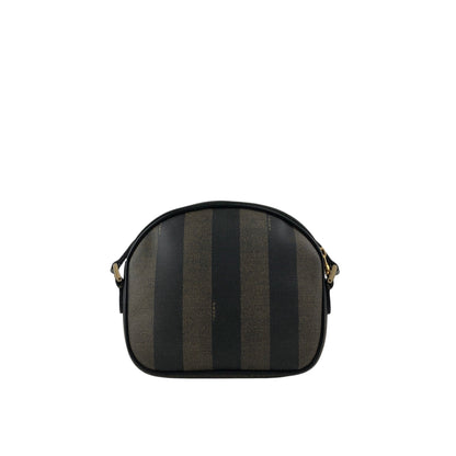 FENDI Pecan Logo Shoulder bag Brown Vintage z2xd4a