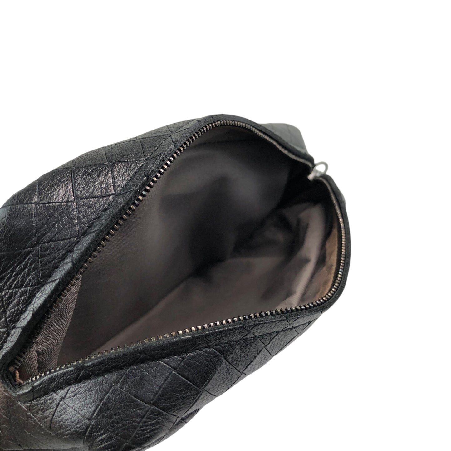 Bottega Veneta Intrecciato Chain Shoulder bag Black Vintage kgc2x6