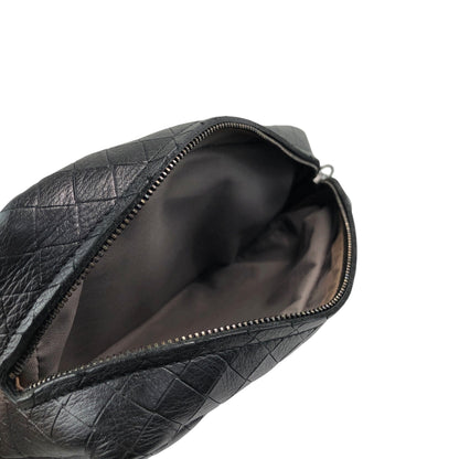 Bottega Veneta Intrecciato Chain Shoulder bag Black Vintage kgc2x6