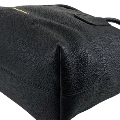 BURBERRY Logo Totebag Black Vintage u4ezwe