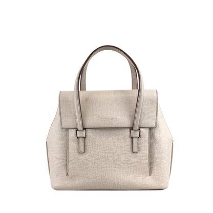 LOEWE Logo Embossed Handbag Ivory Vintage kfsngw