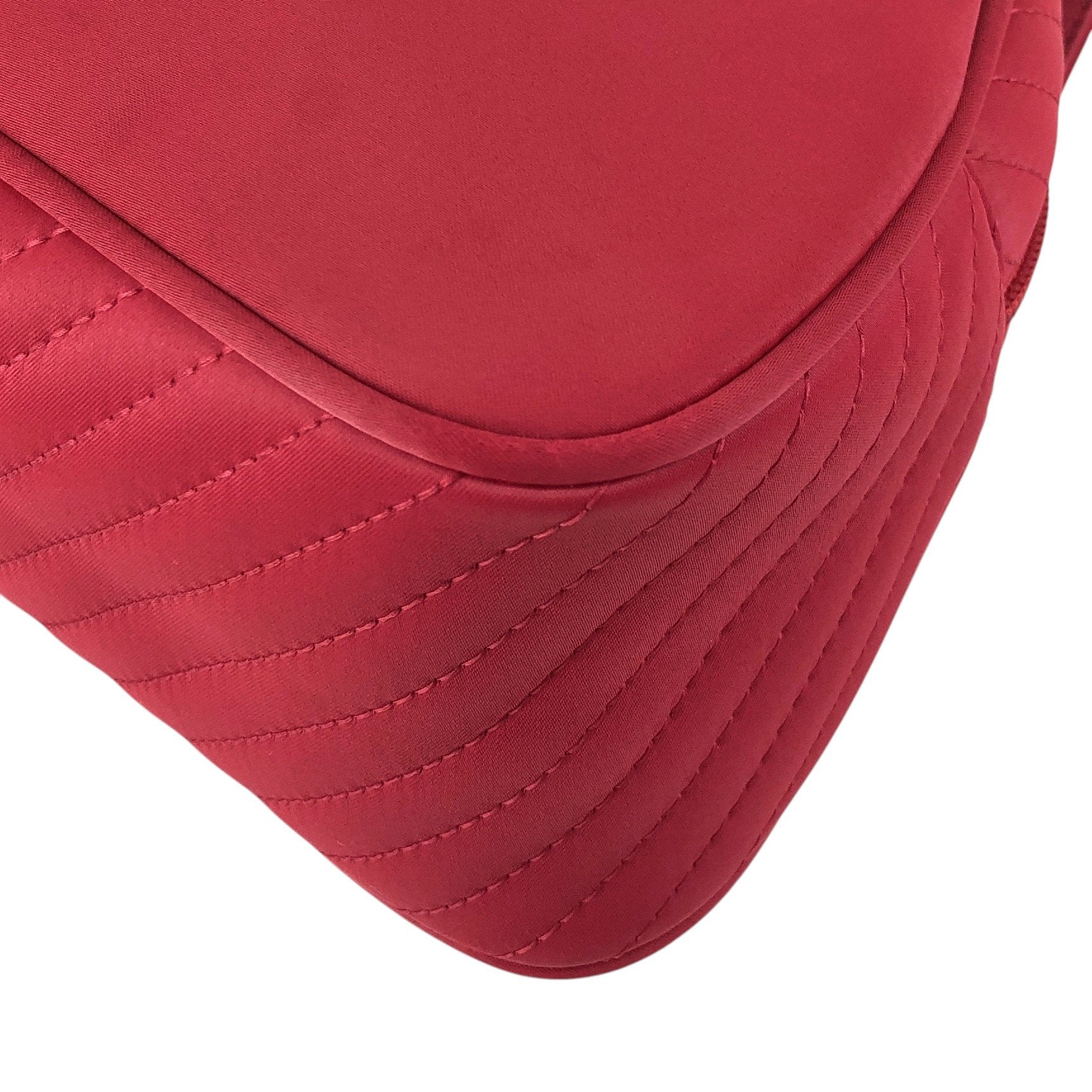 Yves Saint Laurent YSL Logo Handbag Red Vintage ebzsxr