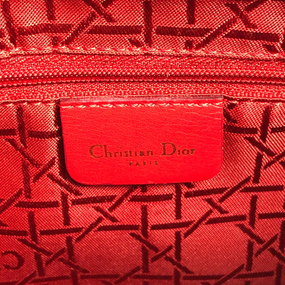 Christian Dior Lady Dior Cannage Logo Charm Two-way Handbag Shoulder bag Black Vintage wn3rsu