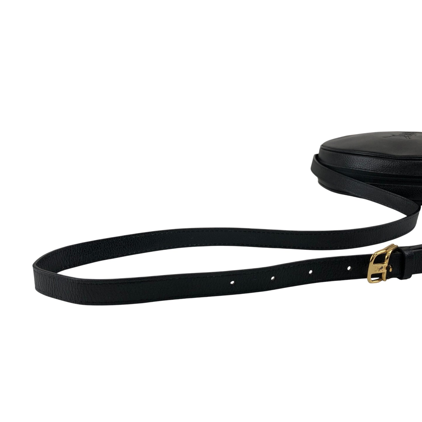 Yves Saint Laurent YSL Logo Shoulder bag Black Vintage 5yuyyw