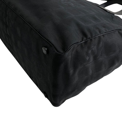 CHANEL New Travel Line Totebag Black Vintage j88xfn