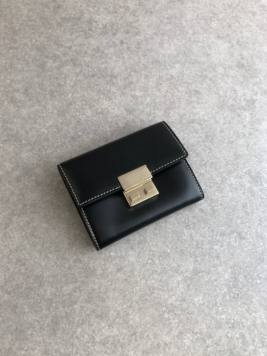 GUCCI Coin Purse Black Vintage fhgssf