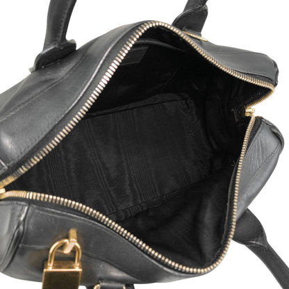 Yves Saint Laurent Two-way Handbag Shoulder bag Black Vintage 5fmarg
