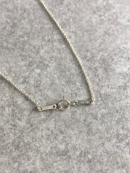 Tiffany & Co. SILVER925 Necklace Silver Vintage 7vvufh