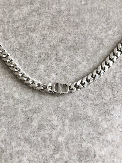 Christian Dior CD Logo Bracelet Silver Vintage iip5ay