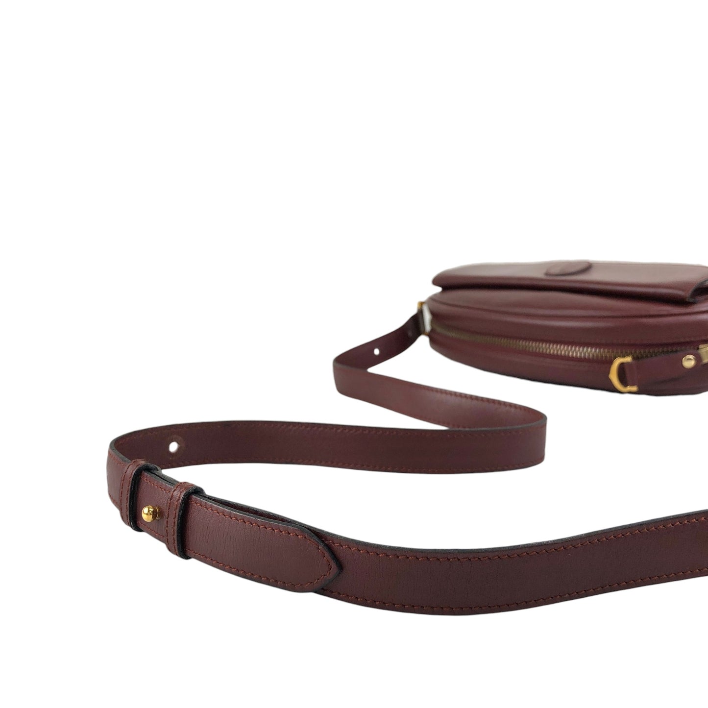 Cartier Logo Shoulder bag Bordeaux Vintage vfnedy