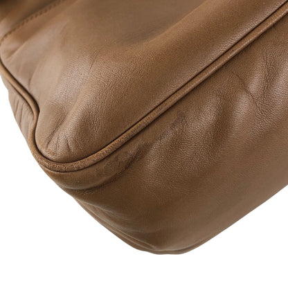 LOEWE Anagram Shoulder bag Brown Vintage hjuexd