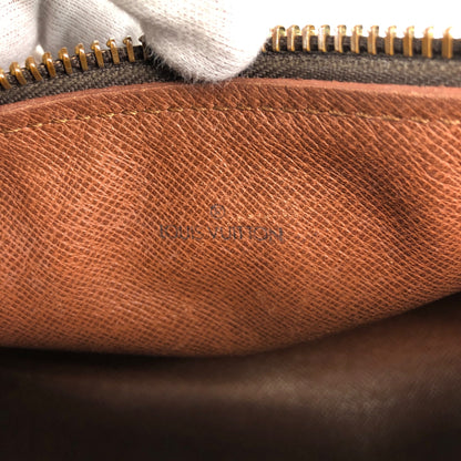 LOUIS VUITTON Monogram Handbag Brown Vintage b2yv5t