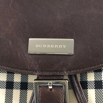 BURBERRY Nova Check Backpack Beige Vintage anxvnm