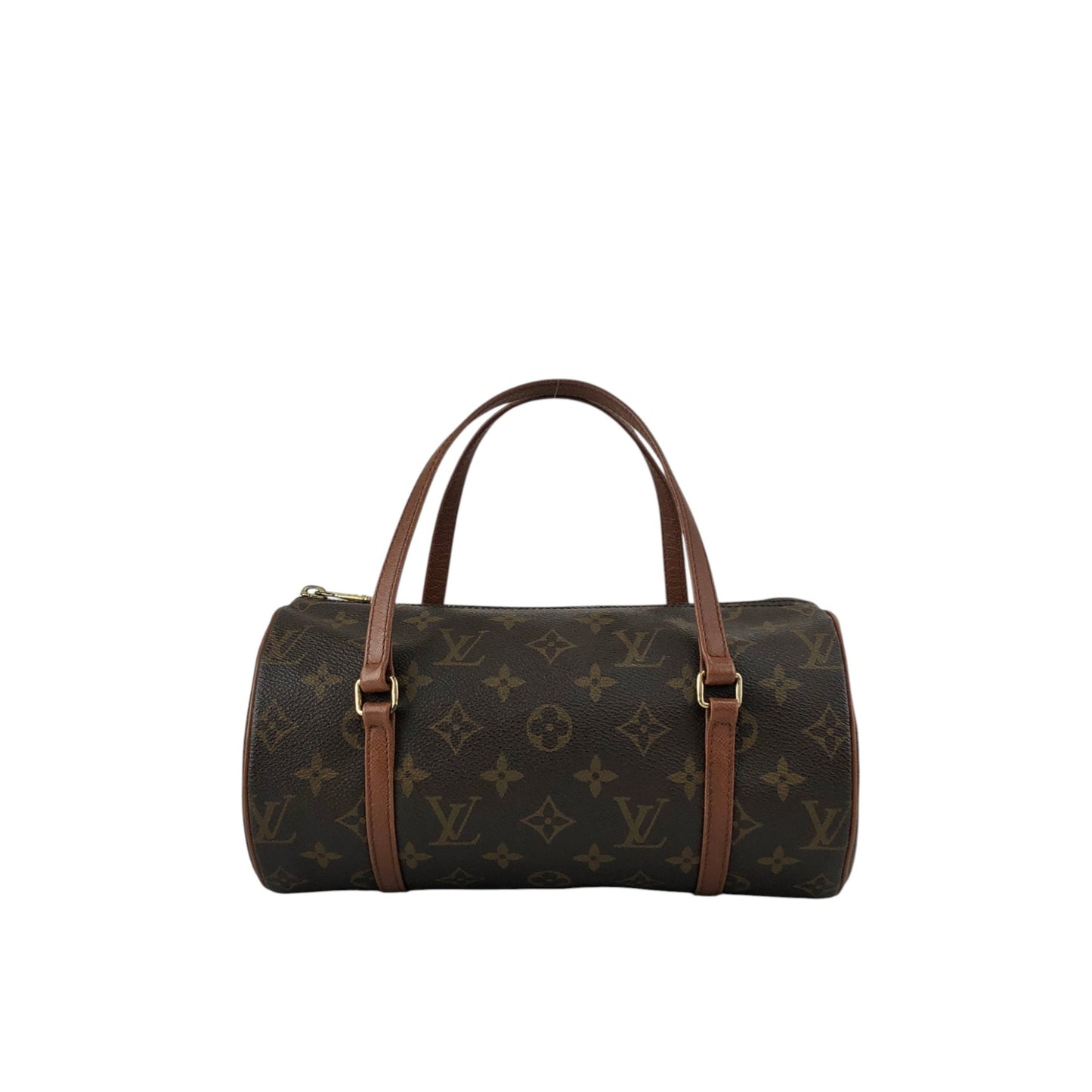 LOUIS VUITTON Monogram Handbag Brown Vintage dekpw7