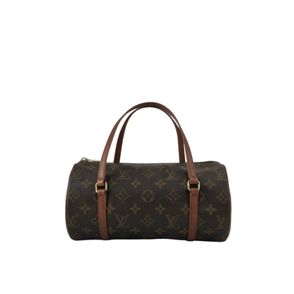 LOUIS VUITTON Monogram Handbag Brown Vintage dekpw7