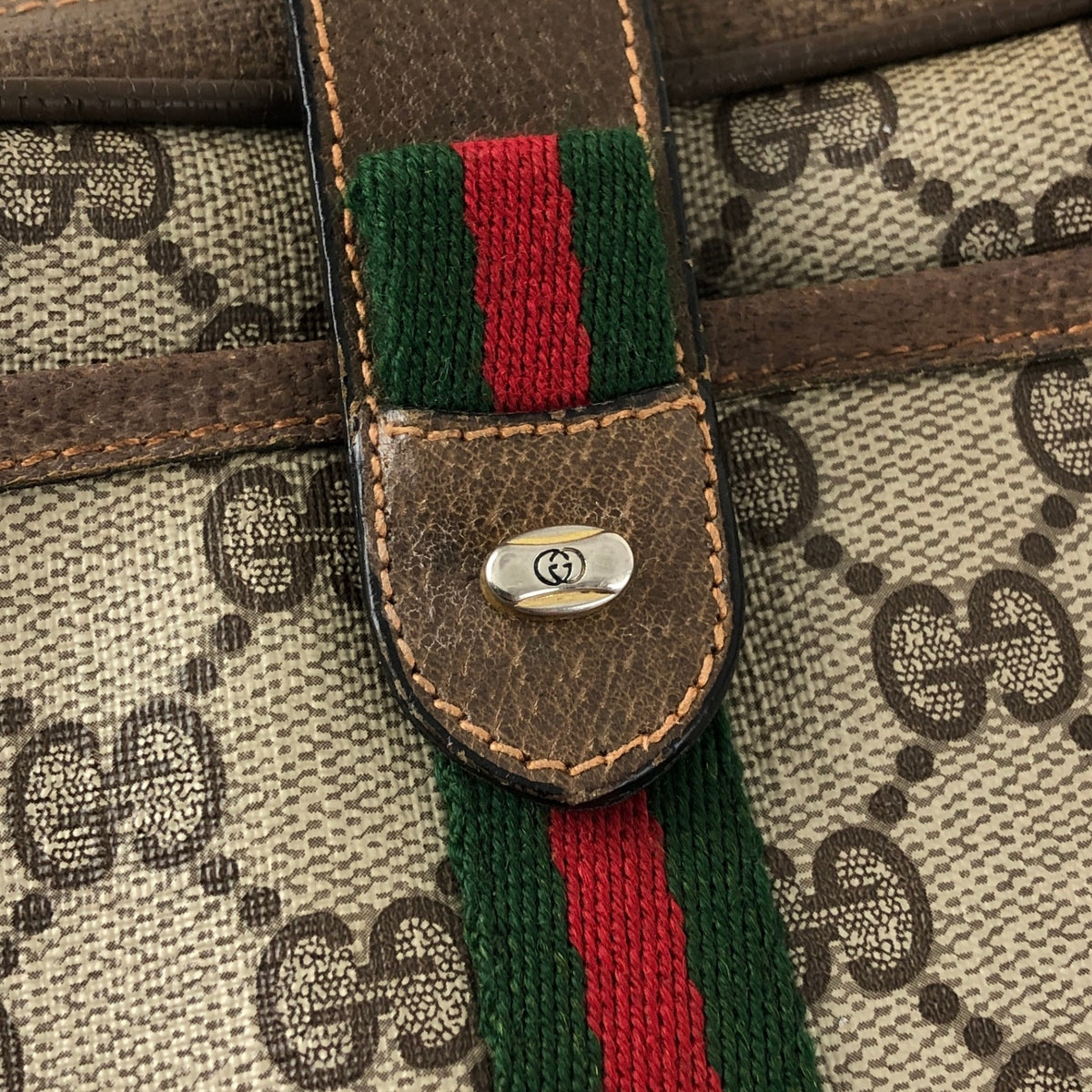 GUCCI Sherry Line Shoulder bag Beige Vintage 2xz5e8