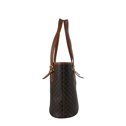 CELINE Macadam Blason Totebag Brown Vintage tdcdrg