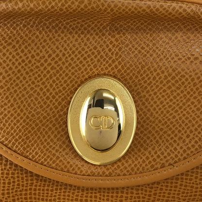 Christian Dior CD Logo Backpack Brown Vintage 43i8tp