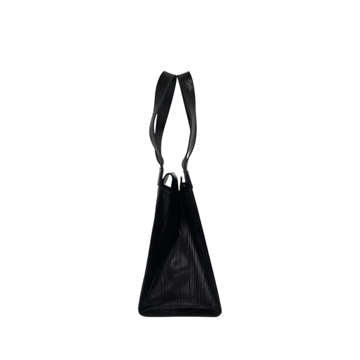 CELINE Horse Carriage Two-way Handbag Shoulder bag Black Vintage 3v3pu8