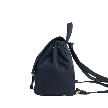 PRADA Logo Backpack Navy Vintage cd8bkb