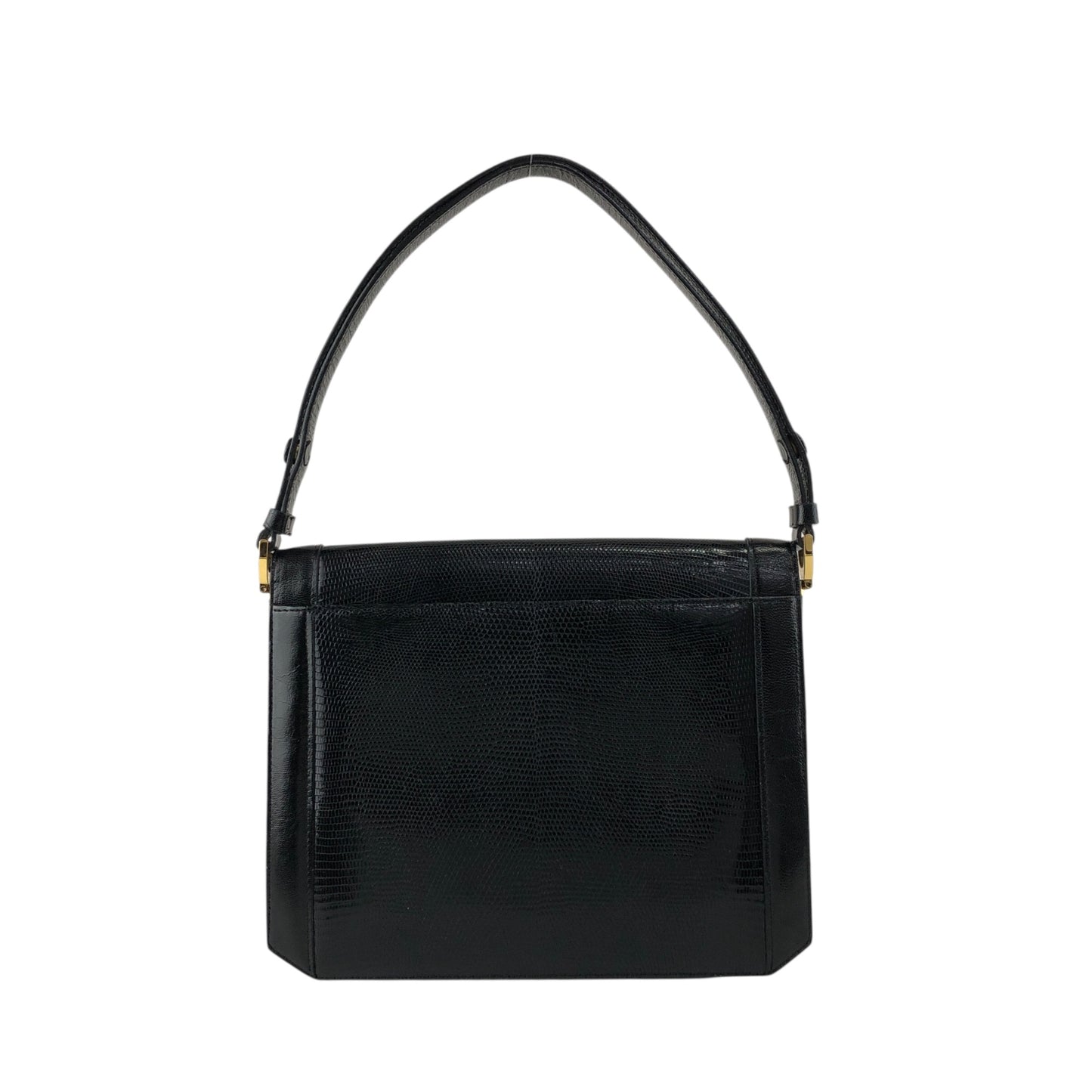 Yves Saint Laurent YSL Logo Shoulder bag Black Vintage m3beni