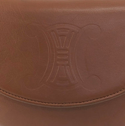 CELINE Blason Shoulder bag Brown Vintage c75hyk