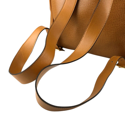 Christian Dior CD Logo Backpack Brown Vintage 43i8tp