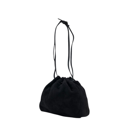 LOEWE Anagram Drawstring Small Handbag Black Vintage ysb4mf