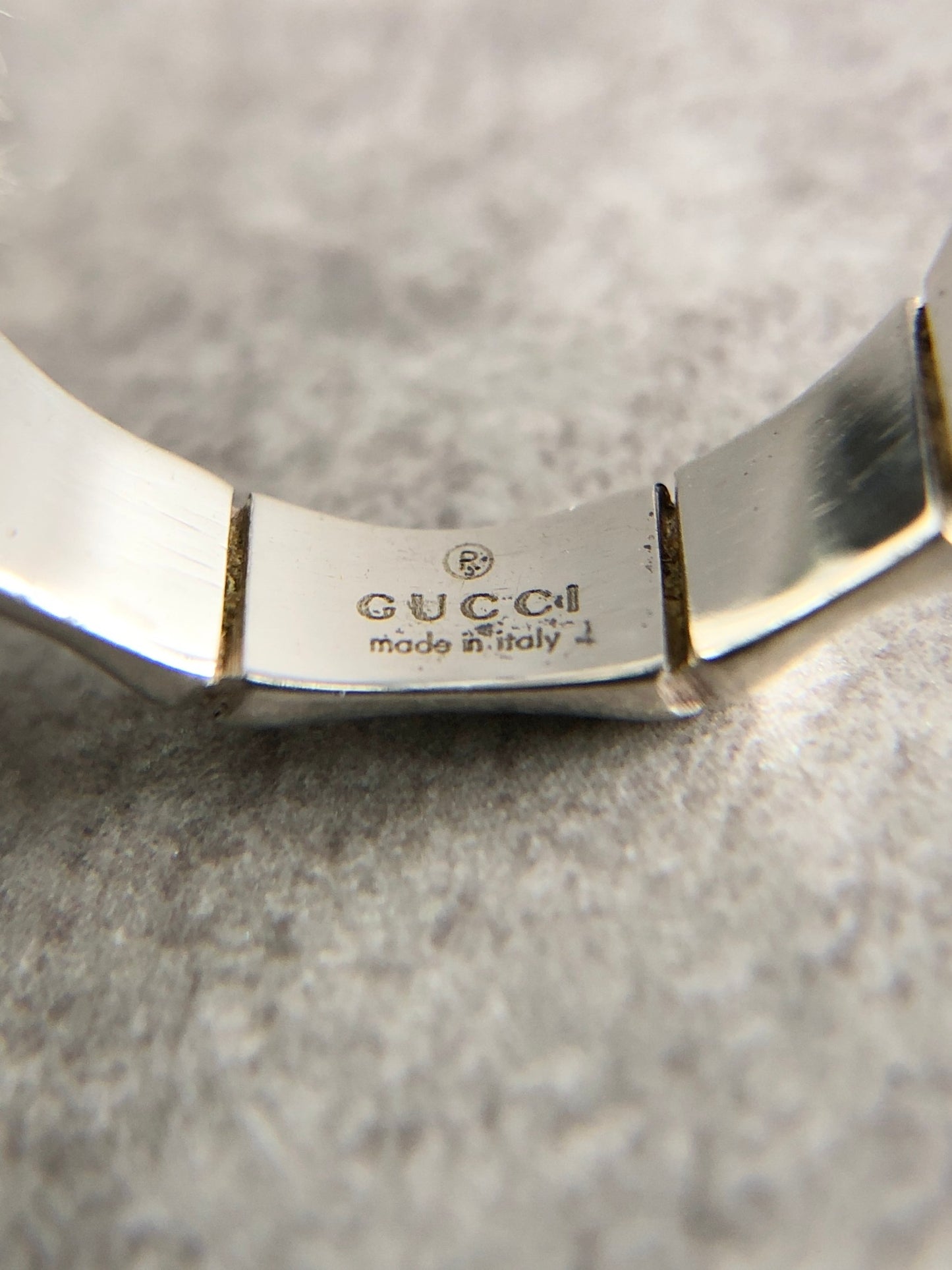 GUCCI Bamboo SILVER925 Ring Silver Vintage eb2uzu