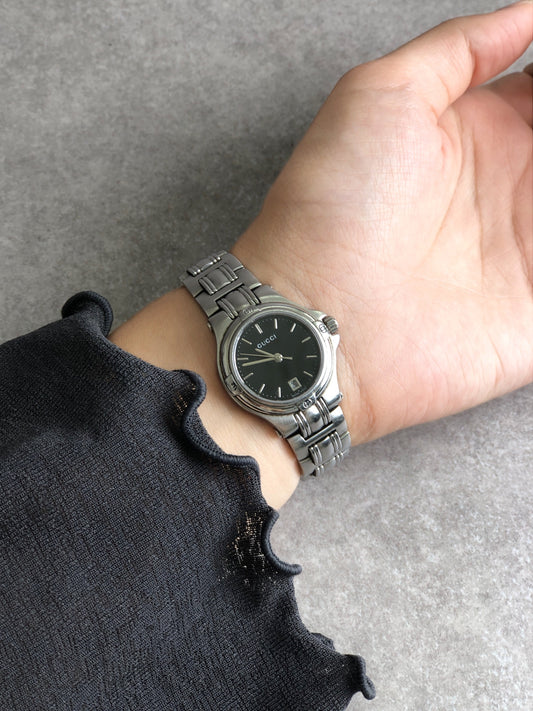 GUCCI Watch Silver 5500M Vintage fwrvar