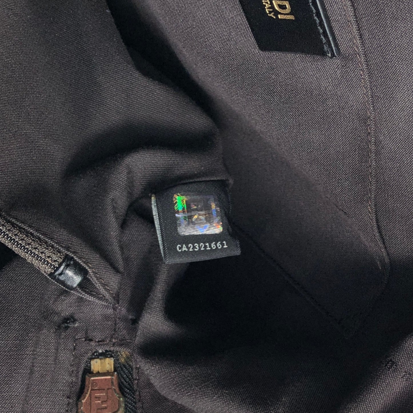 FENDI Two-way Handbag Shoulder bag Black 8BL114-HXF Vintage 66eazz