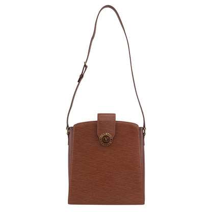VALENTINO GARAVANI Logo Shoulder bag Brown Vintage 3vzxyh