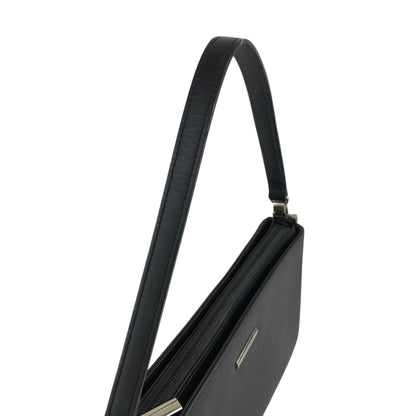 BURBERRY Logo Shoulder bag Black Vintage 6af2tn