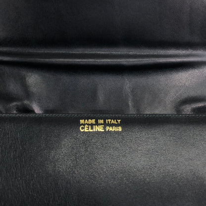 CELINE Blason Shoulder bag Black Vintage ikbdre