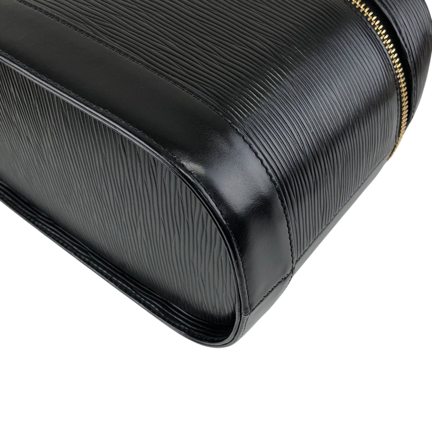 VALENTINO GARAVANI Logo Charm Two-way Handbag Shoulder bag Black Vintage 58zrvp