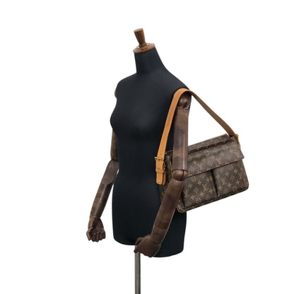 LOUIS VUITTON Monogram Shoulder bag Viva-Cité MM M51164 Brown Vintage w5ixn2