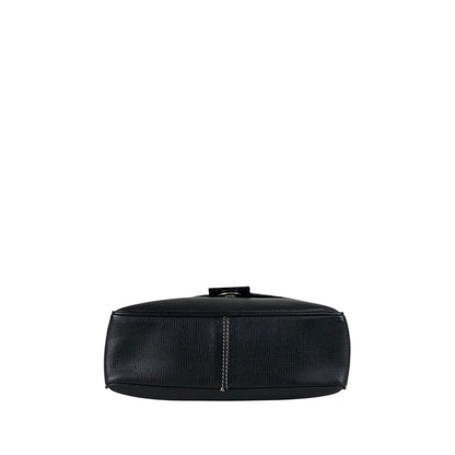 CELINE Circle Logo Shoulder bag Black Vintage e3r52b