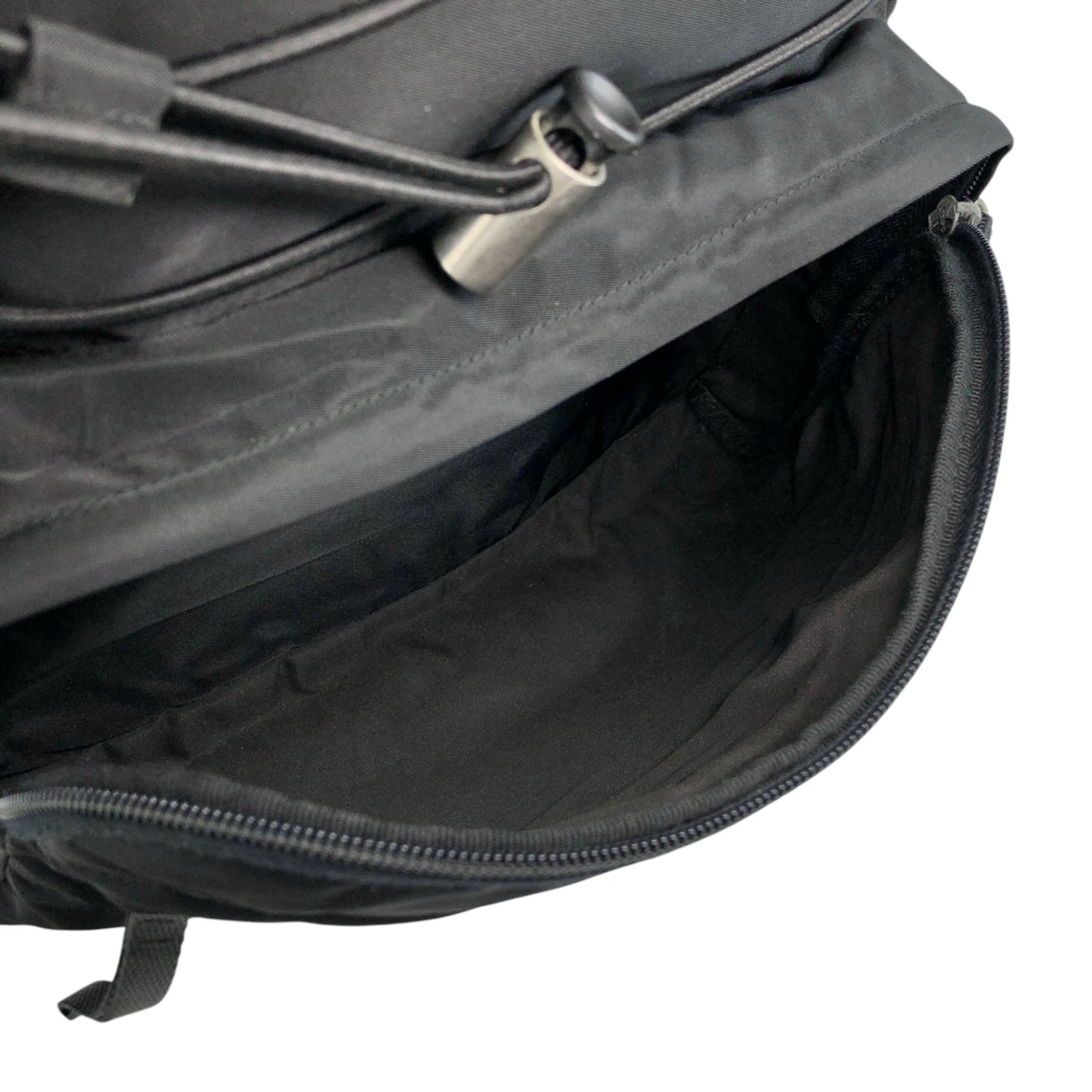 PRADA Tessuto Triangle Logo Backpack Black Vintage 8a5c5r