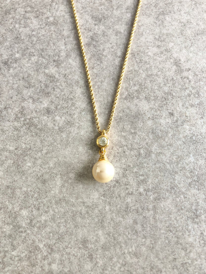Christian Dior Necklace Gold Vintage f5euhf