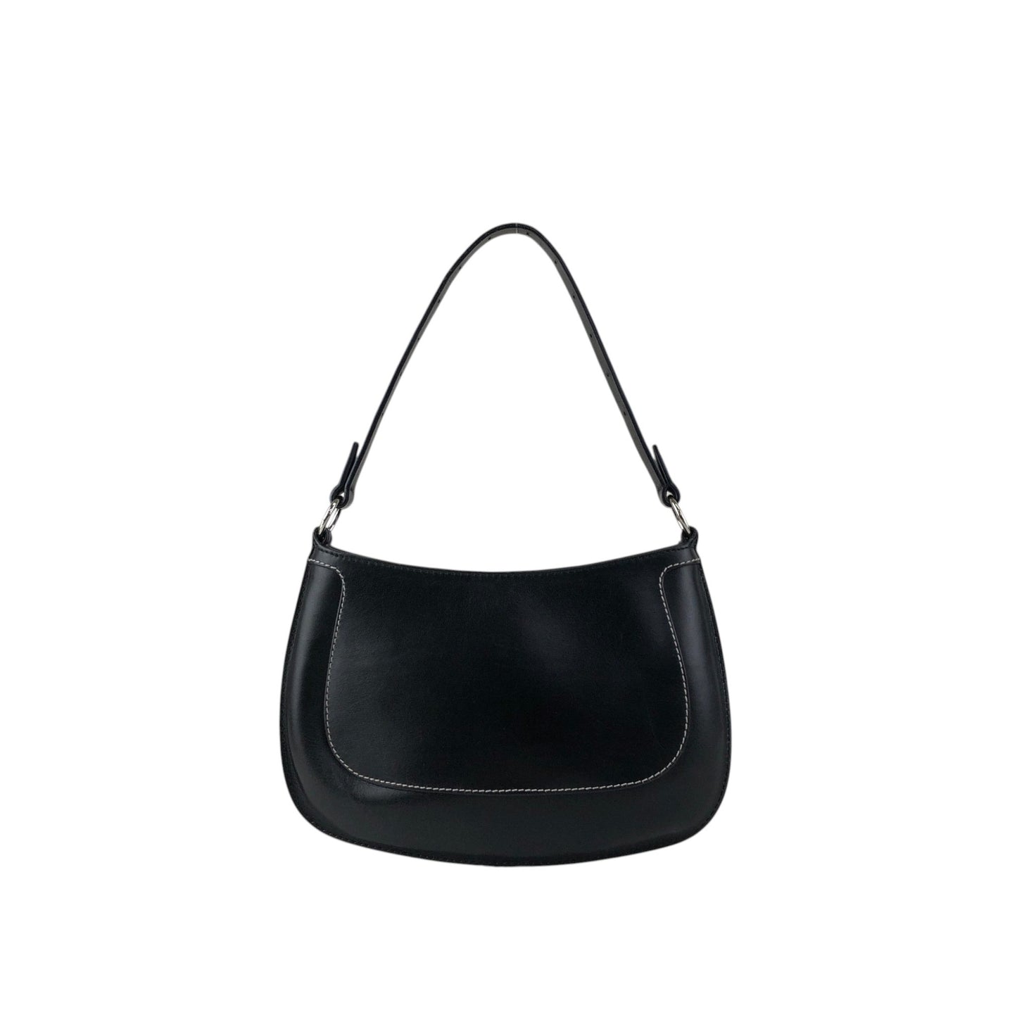 LOEWE Logo Circle Motif Handbag Black Vintage wcdj4h