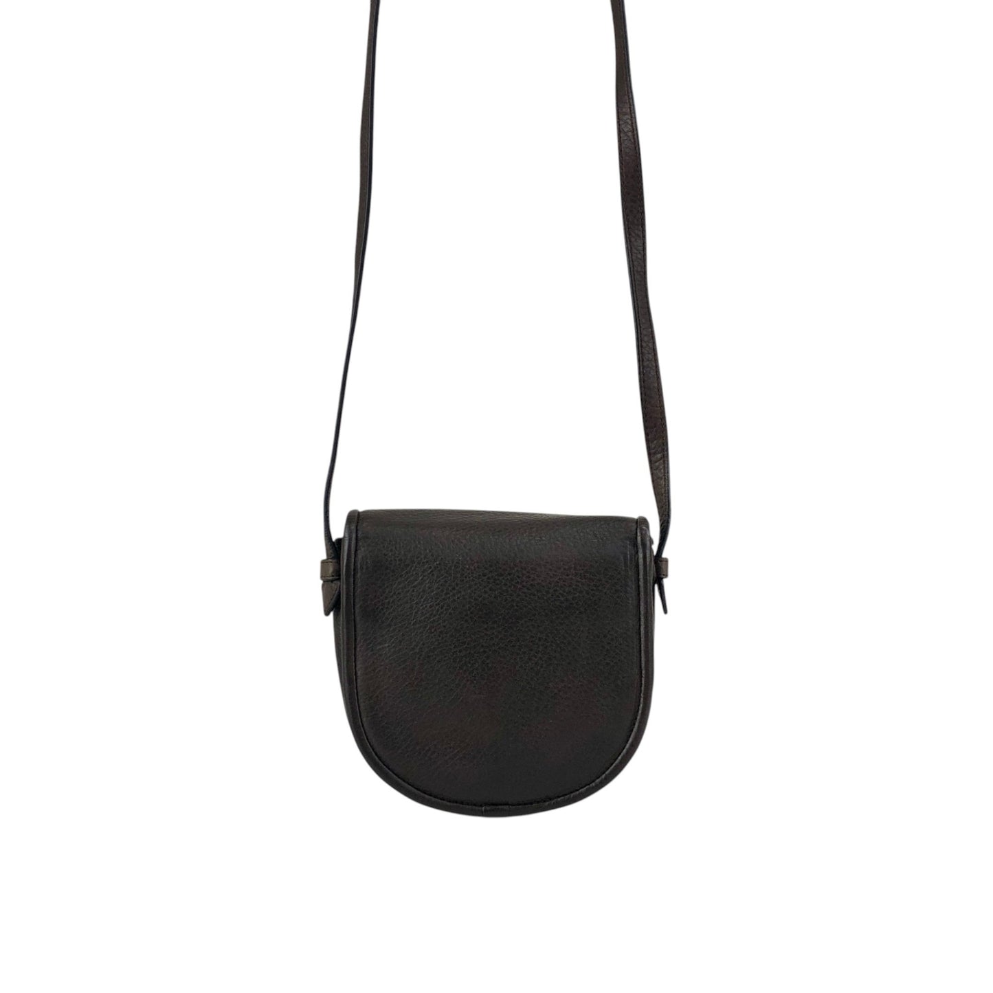 LOEWE Logo Embossed Small Shoulder bag Brown Vintage iavthk