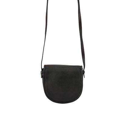 LOEWE Logo Embossed Small Shoulder bag Brown Vintage iavthk