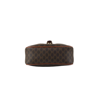 CELINE Macadam Blason Shoulder bag Brown Vintage w4w3x4