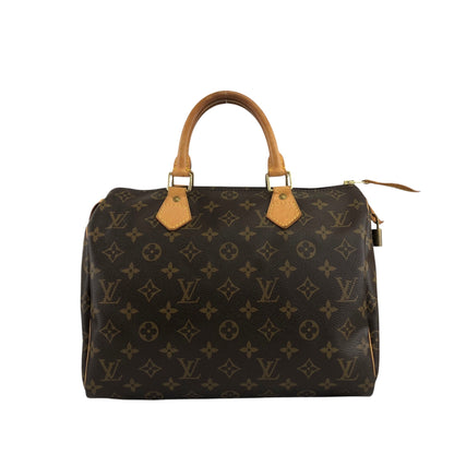 LOUIS VUITTON Monogram Small Boston bag Handbag Brown M41108 Vintage nniw2h