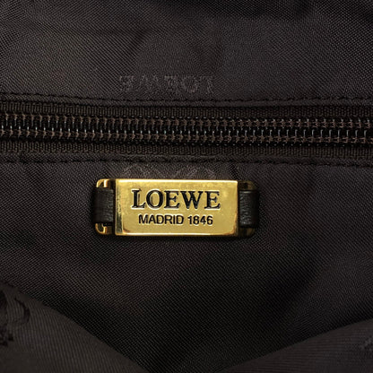 LOEWE Anagram Drawstring Shoulder bag Brown Vintage fzwga5